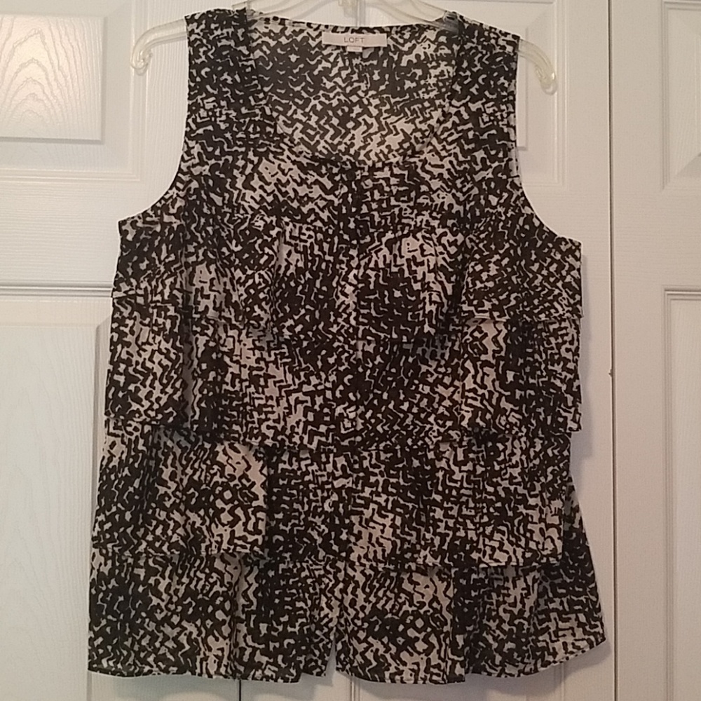 Loft button down blouse